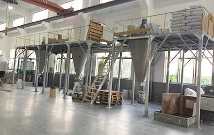 錐形雙螺杆螺旋混合機安裝